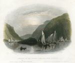 USA, Entrance to the Hudson Highlands, 1840