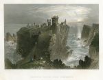 Scotland, Dunottar Castle near Stonehaven, 1842