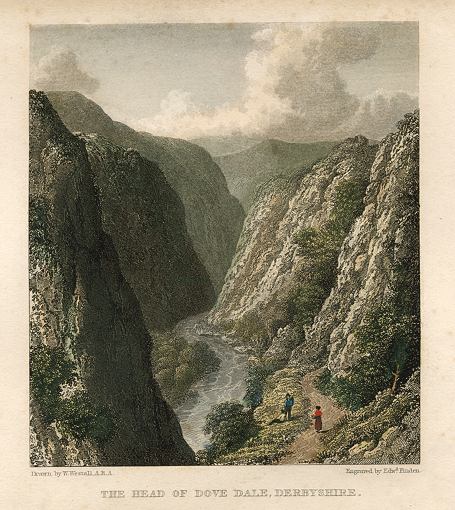 Derbyshire, Head of Dovedale, 1830