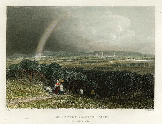 Hereford and River Wye, 1838