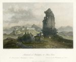 Greece, Athens, Monument of Philopappus, 1841