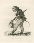 Polite Bore. Monkeyana caricature by Thomas Landseer, 1828