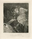 Glass Eyes. Monkeyana caricature by Thomas Landseer, 1828