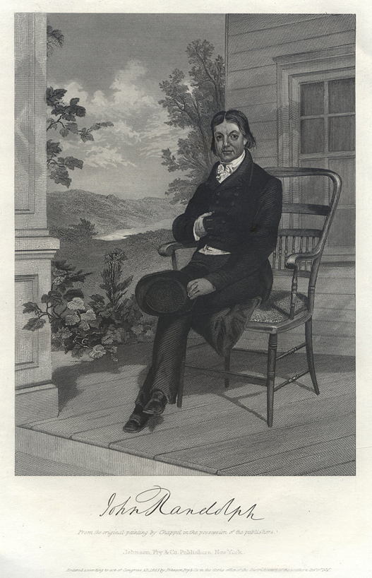 USA, John Randolph after Alonzo Chappel, 1861