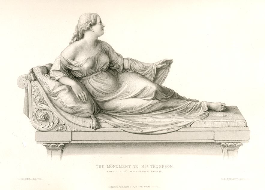 Monument to Mrs.Thompson (sculpture), 1851