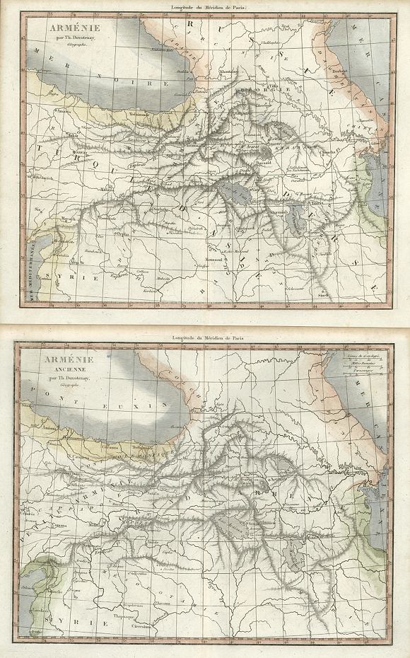 Armenia, ancient & modern (2 maps), 1836