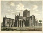 Hereford Cathedral, John Coney etching, 1829