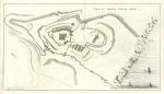 Kent, Dover Castle plan, 1786