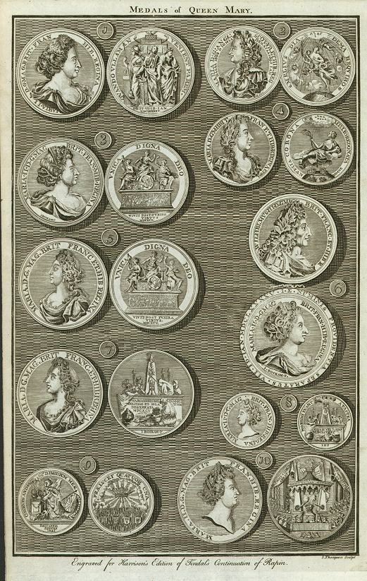 Medals of Queen Mary, 1789
