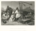 Moses in the Land of Midian, after Schopin, 1846