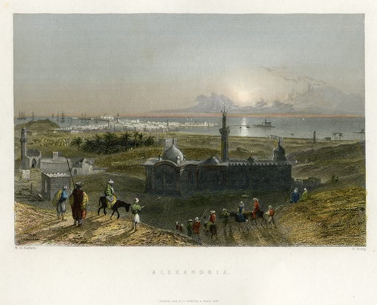 Egypt, Alexandria, 1837