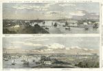 Russia, St.Petersburg panorama, 1855