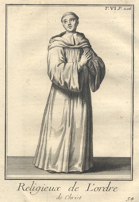 Monk of the Order of Christ, 1718