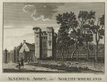 Northumberland, Alnwick Abbey, 1786