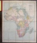 Africa, large folding map by Stanford, 1894