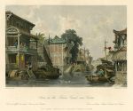 China, Honan Canal near Canton, 1858