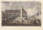Germany, Mayence, Fountain in city centre, 1835
