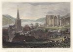 Germany, Bacharach view, 1835