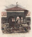 Poland, Warsaw, Iron Gate Market, 1889