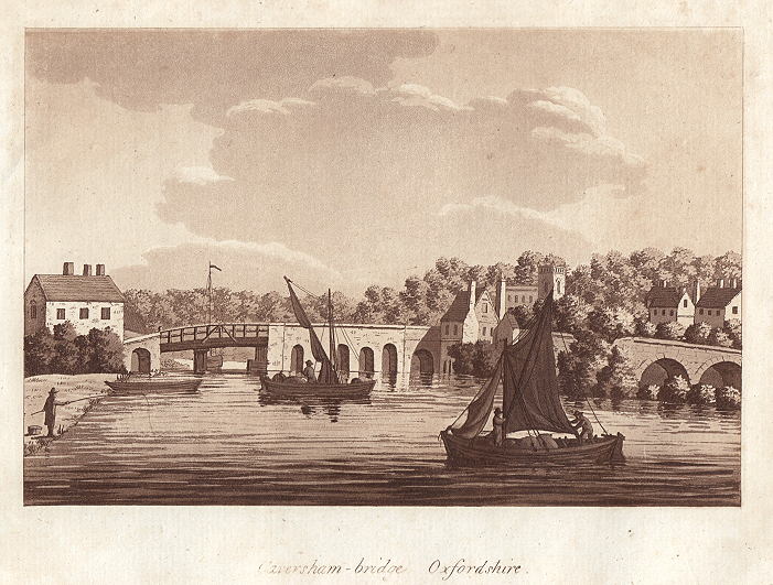 Oxfordshire, Caversham Bridge, 1791