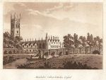 Oxfordshire, Magdalen College & Bridge, 1791