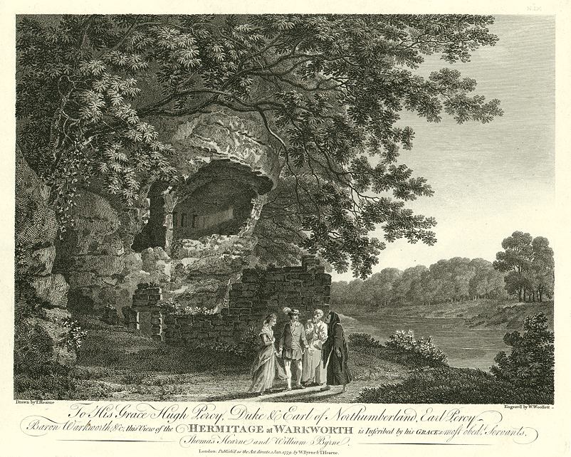 Northumberland, Warkworth Hermitage, 1779