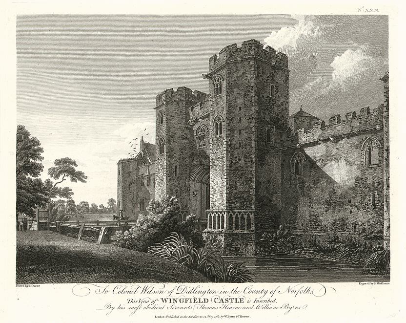 Suffolk, Wingfield Castle, 1781