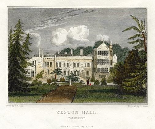 Yorkshire, Weston Hall, 1829