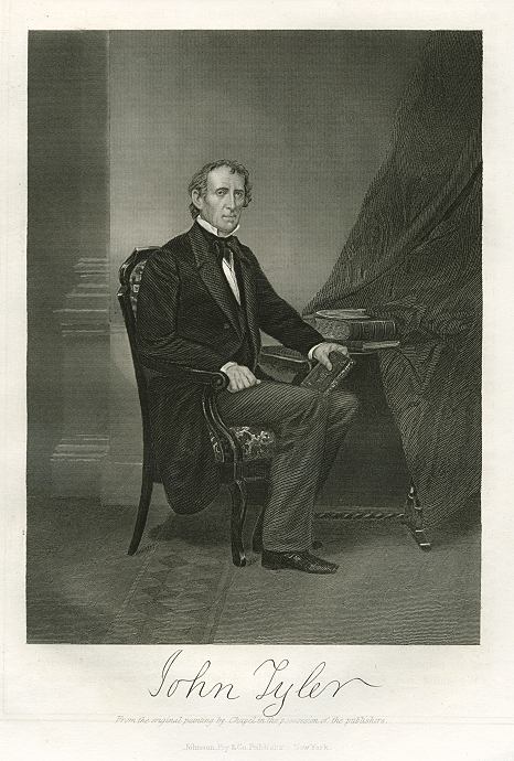 USA, John Tyler after Alonzo Chappel, 1861