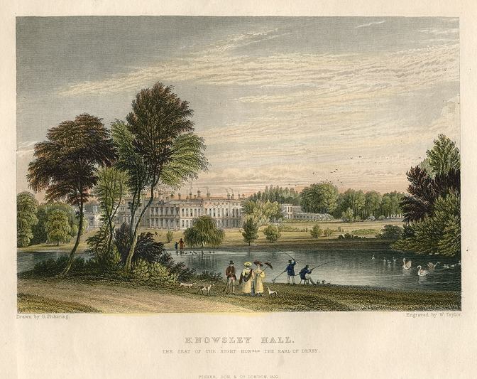 Lancashire, Knowsley Hall, 1836