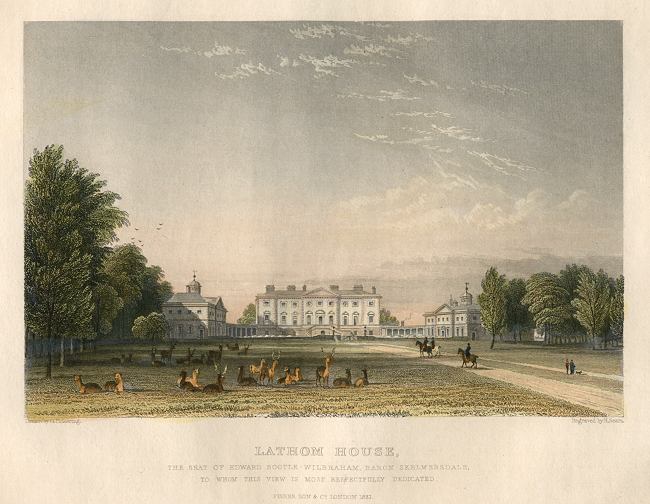 Lancashire, Lathom House, 1836
