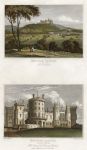 Leicestershire, Belvoir Castle (2 views), 1829