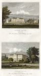Lancashire, Lathom House (2 views), 1829
