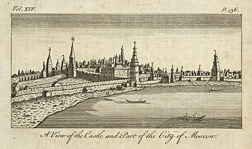 Russia, Moscow view, c1775