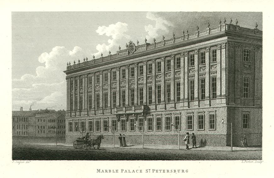 Russia, St.Petersburg, Marble Palace, 1809