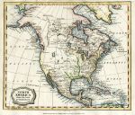 North America map, 1807