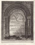 Wiltshire, Marlborough, St.Mary's Church arch, 1810