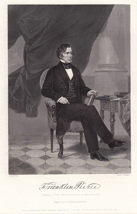 USA, Franklin Pierce after Alonzo Chappel, 1861