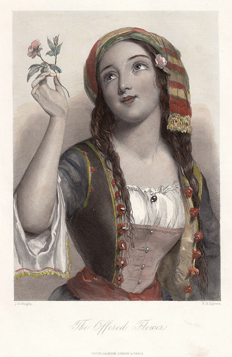 The Offered Flower, 1849