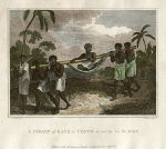 Africa, Person of Rank carried in Congo, 1807