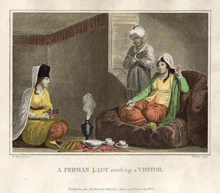 Persian Lady Receiving a Visitor, 1807