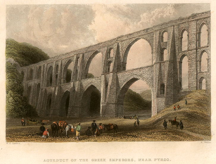 Turkey, Aqueduct near Pyrgo, 1838