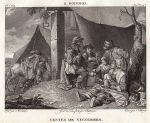 Tentes de Vivandiers, after S.Bourdon, 1814