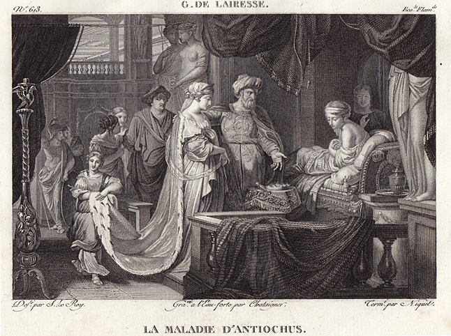 La Maladie D'Antiochus, after Grard de Lairesse, 1814