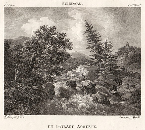 Un Paysage Agreste, after Ruisdael, 1814