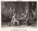 Le Reniement de St.Pierre, after Teniers, 1814
