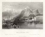 Germany, Fortress of Ehrenbreitstein on the Rhine, 1841