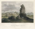 Greece, Athens, Monument of Philopappus, 1841