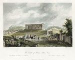 Greece, Athens, Temple of Theseus, 1841