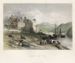 Germany, Boppart, on the Rhine, 1841